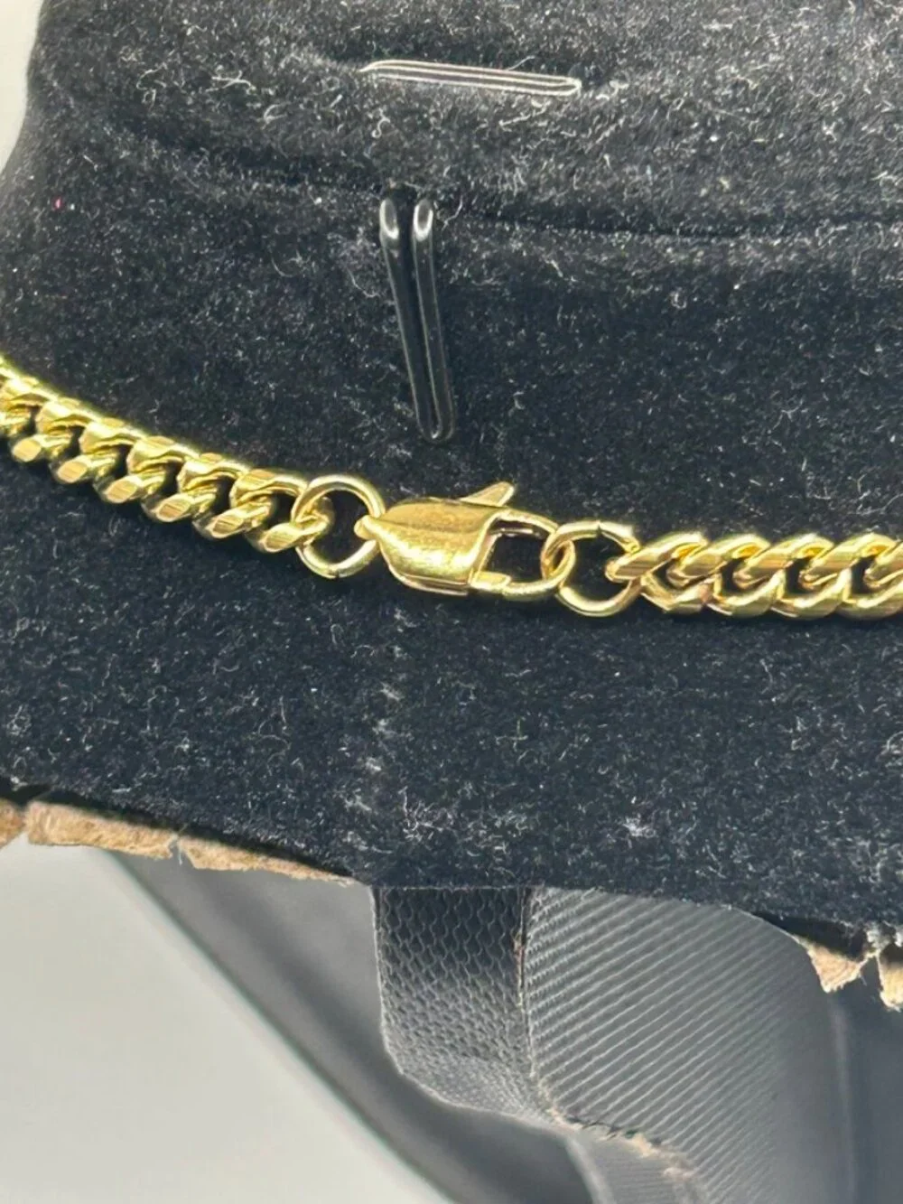 Real Gold Cuban Chain 5mm 22 Inch Mens Plated Miami Solid Layering Everyday